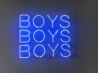 BOYS BOYS BOYS Neonreclame