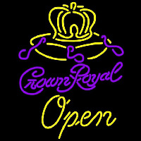 Crown Royal Open Beer Sign Neonreclame