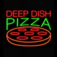 Deep Dish Pizza Neonreclame