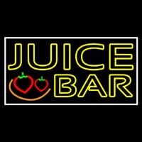 Double Stroke Juice Bar With Strawberries Neonreclame