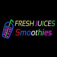 Fresh Juices Smoothies Neonreclame