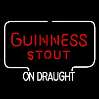 Guinness Stout ON DRAUGHT Neonreclame