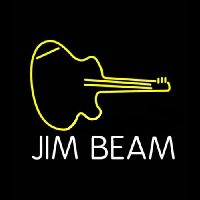 Jim Beam Guitar Neonreclame