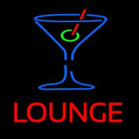 Lounge With Martini Glass Neonreclame