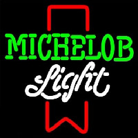 Michelob Light Red Ribbon Neonreclame