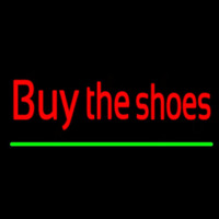 Red Buy The Shoes Neonreclame