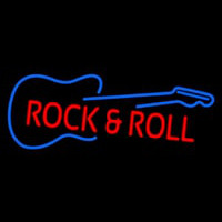 Rock N Roll Guitar Neonreclame