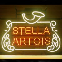 Stella Artois Belgian Lager Neon Bier Lager Bar Pub Bord