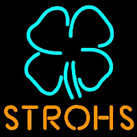 Strohs Clover Beer Sign Neonreclame