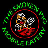 The Smoken Pig Mobile Eatery Neonreclame