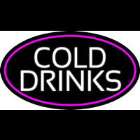 White Cold Drinks Neonreclame