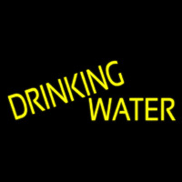 Yellow Drinking Water Neonreclame