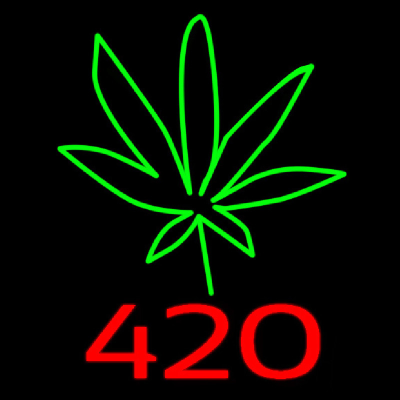 420 Herbal Neonreclame