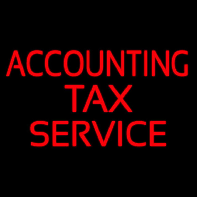 Accounting Ta  Service Neonreclame