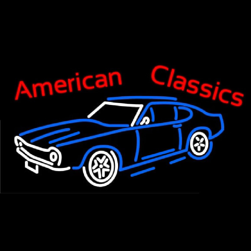 American Classics Car Neonreclame