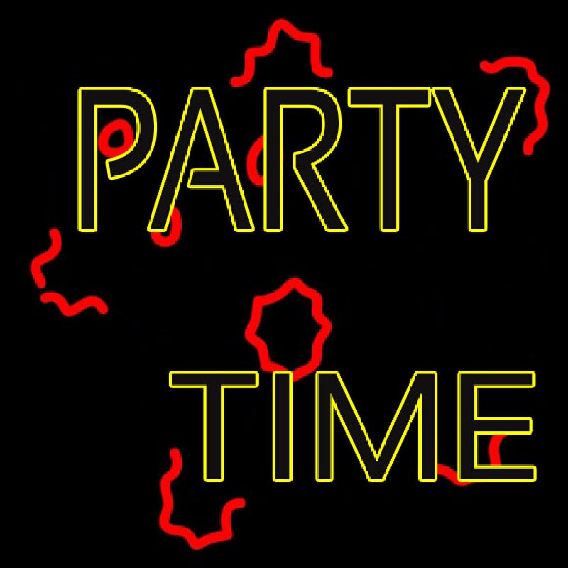 And Party Time Neonreclame