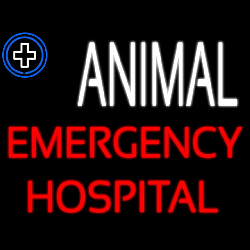 Animal Emergency Hospital Neonreclame