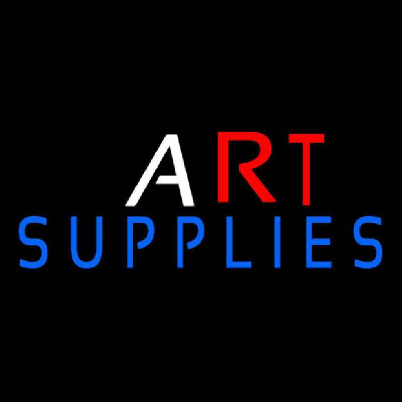 Art Blue Supplies Neonreclame