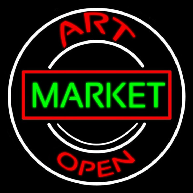 Art Market Open 1 Neonreclame