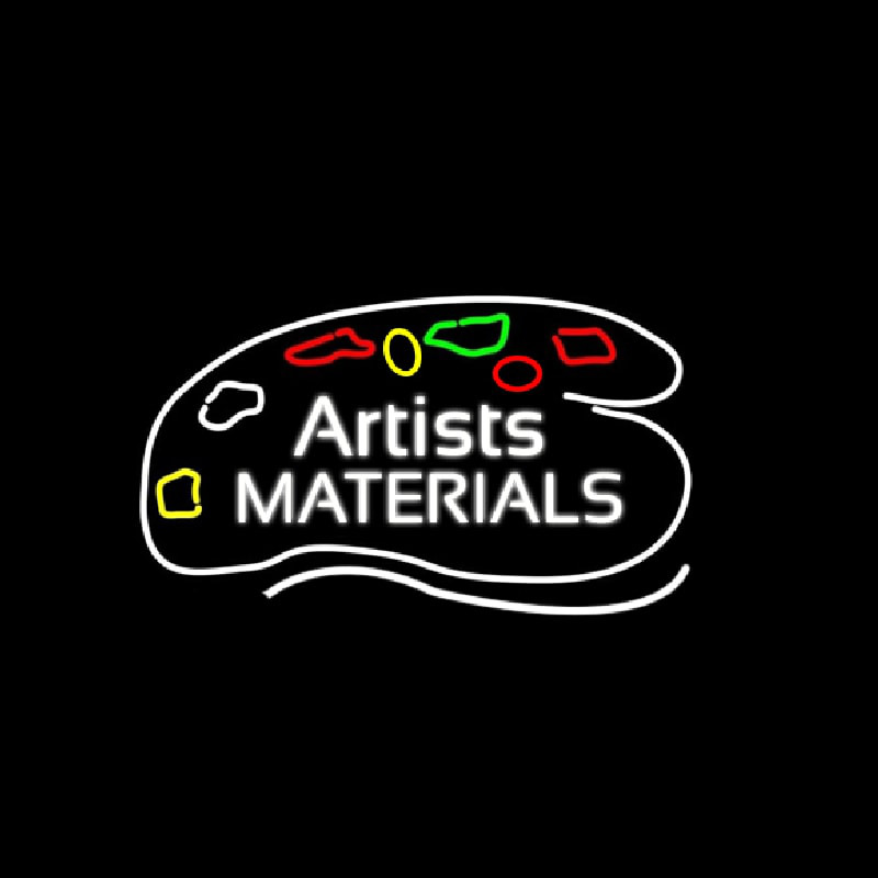 Artists Materials Neonreclame