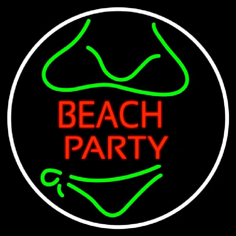 Beach Party 3 Neonreclame