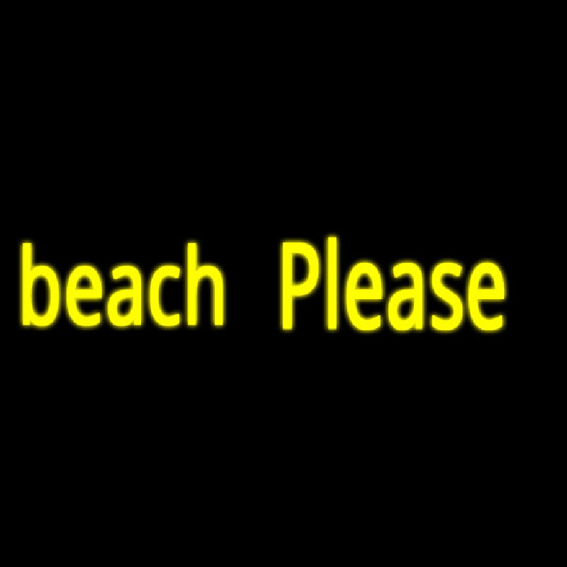 Beach Please Neonreclame