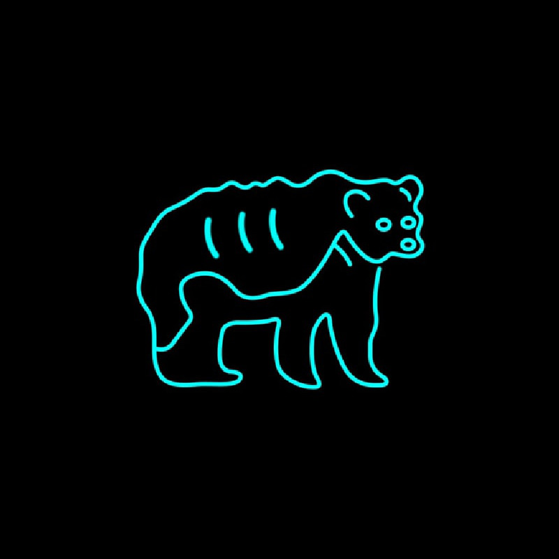 Bear New Animals Neonreclame