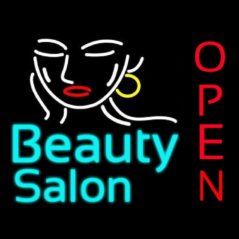 Beauty Salon Open Neonreclame