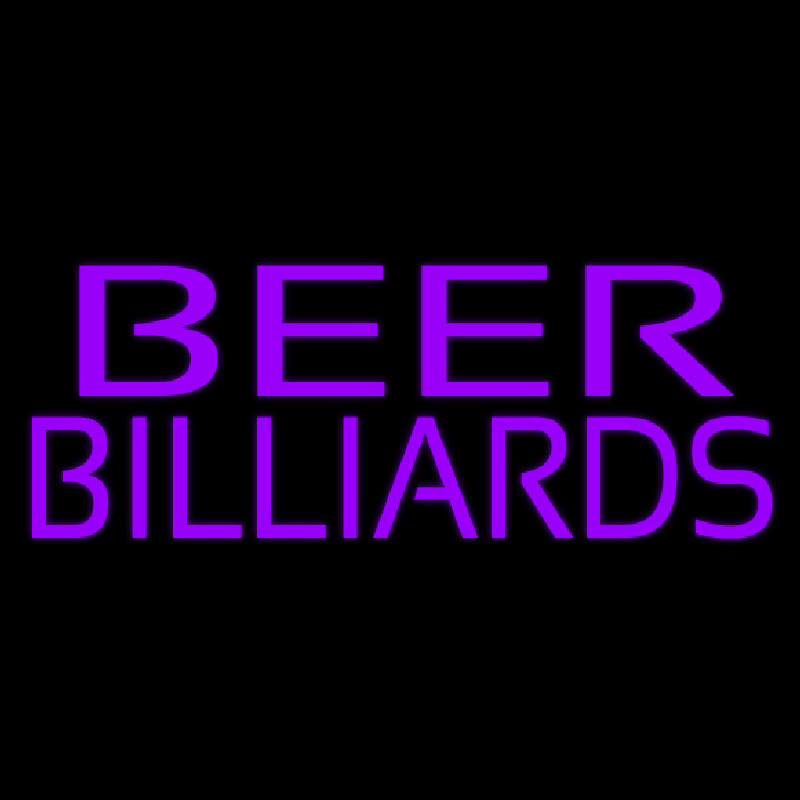 Beer Billiards 2 Neonreclame