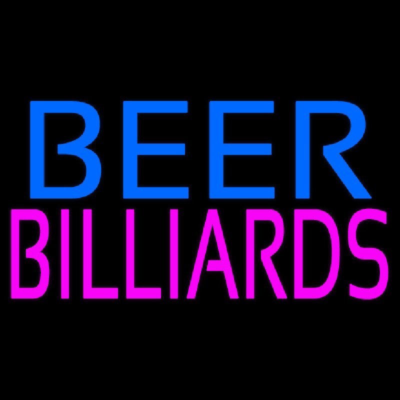 Beer Billiards Neonreclame