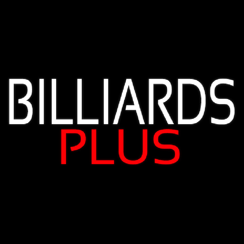 Billiards Plus 2 Neonreclame