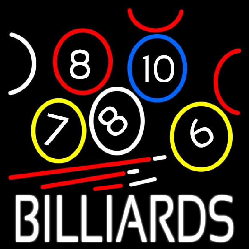 Billiards With Logo Neonreclame