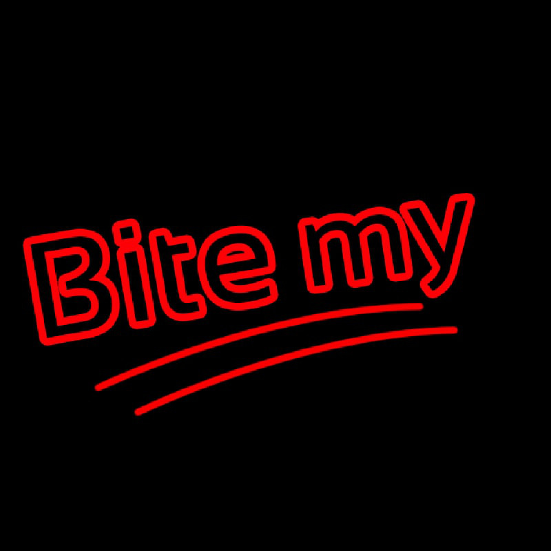 Bite My Neonreclame