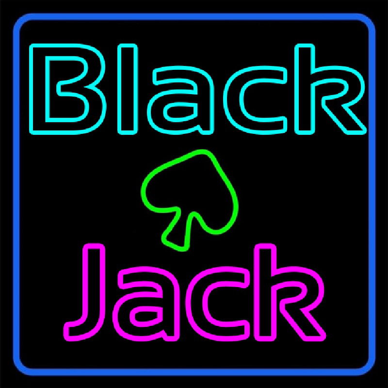 Blackjack Poker Neon Neonreclame