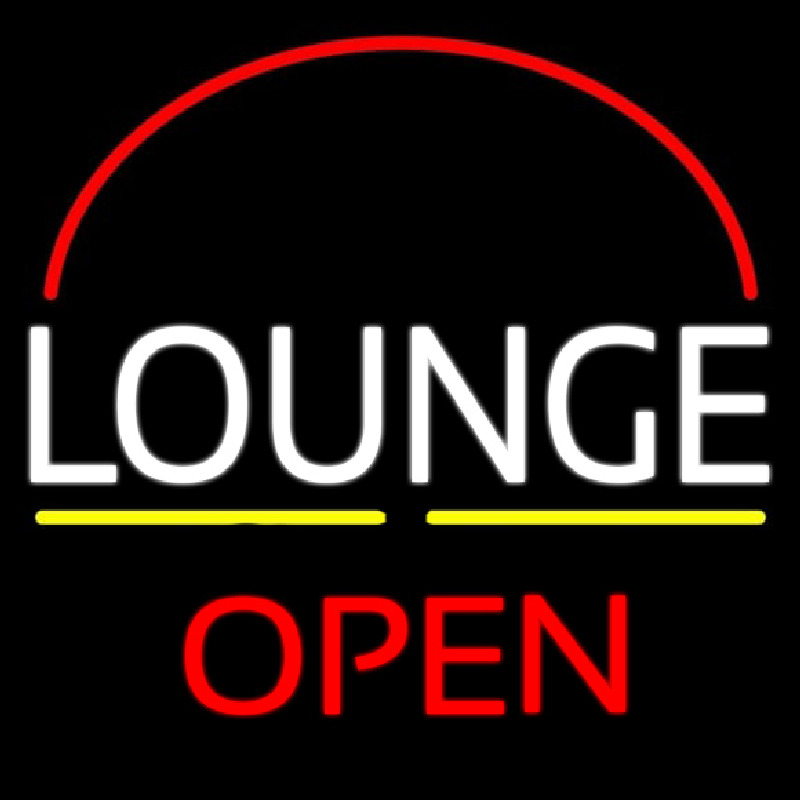 Block Lounge Open 2 Neonreclame