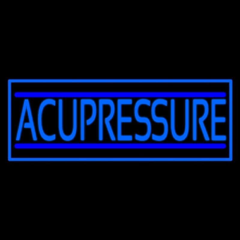 Blue Acupressure Neonreclame