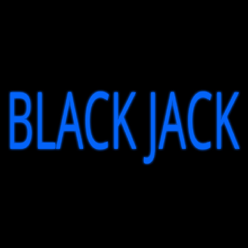 Blue Blackjack Neonreclame