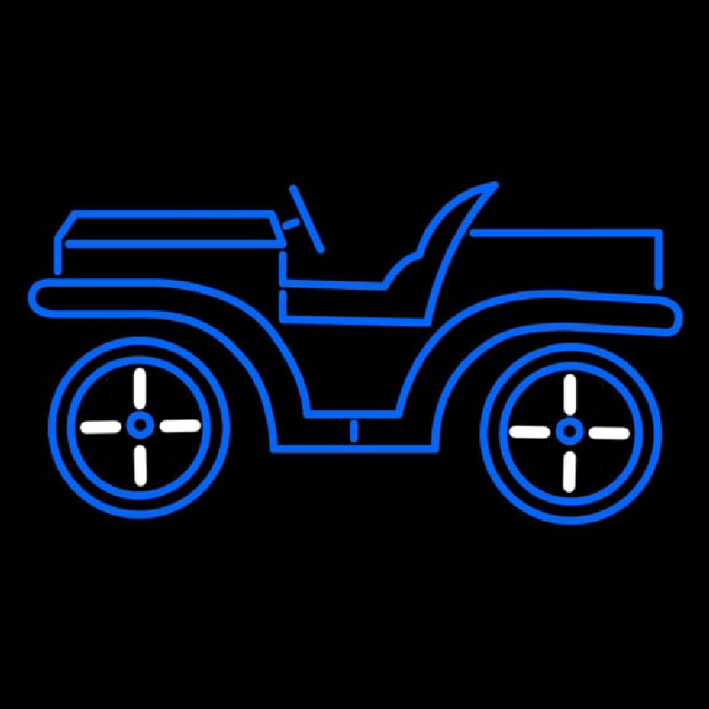 Blue Car Logo Neonreclame