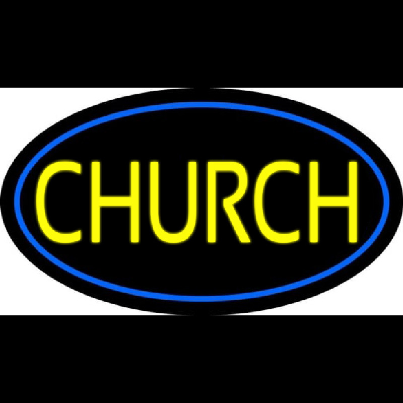 Blue Church Neonreclame