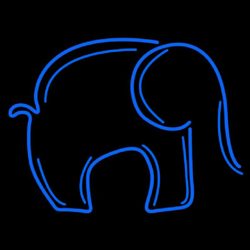 Blue Elephant Neonreclame