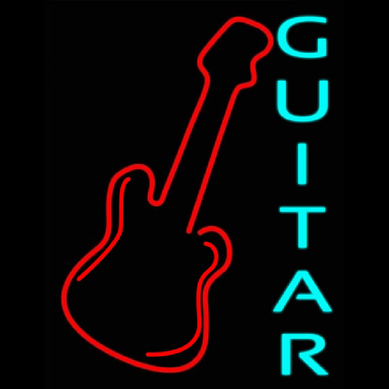 Blue Guitar 2 Neonreclame