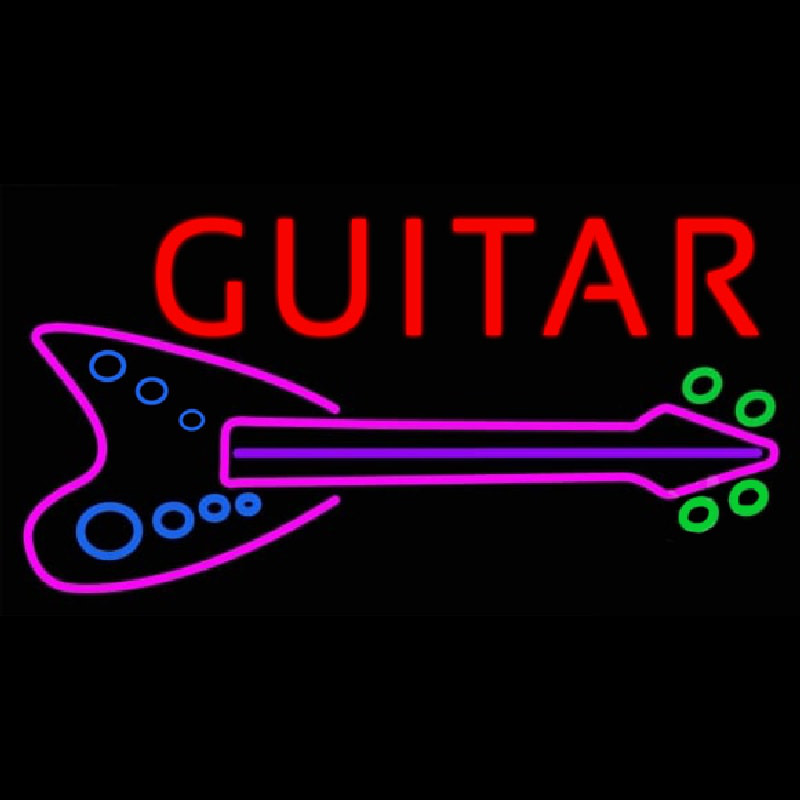 Blue Guitar Neonreclame