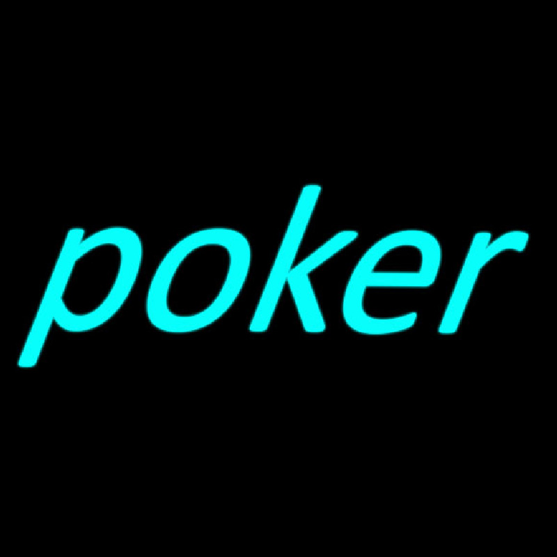 Blue Poker Neonreclame