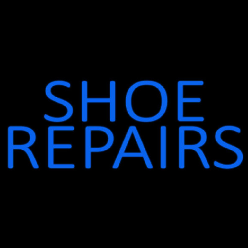 Blue Shoe Repairs Neonreclame