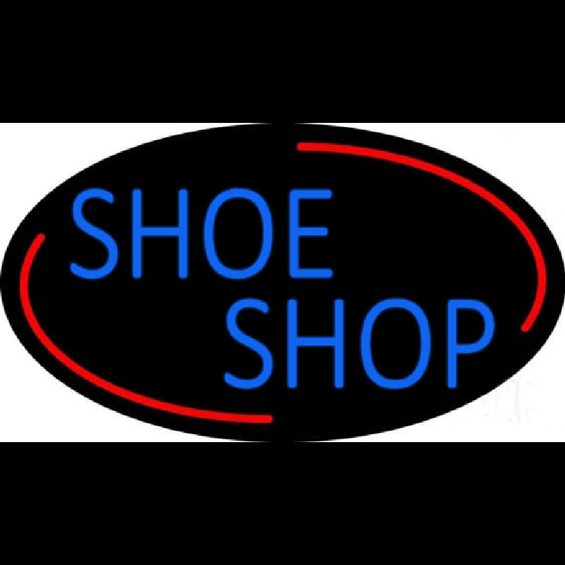 Blue Shoe Shop Neonreclame