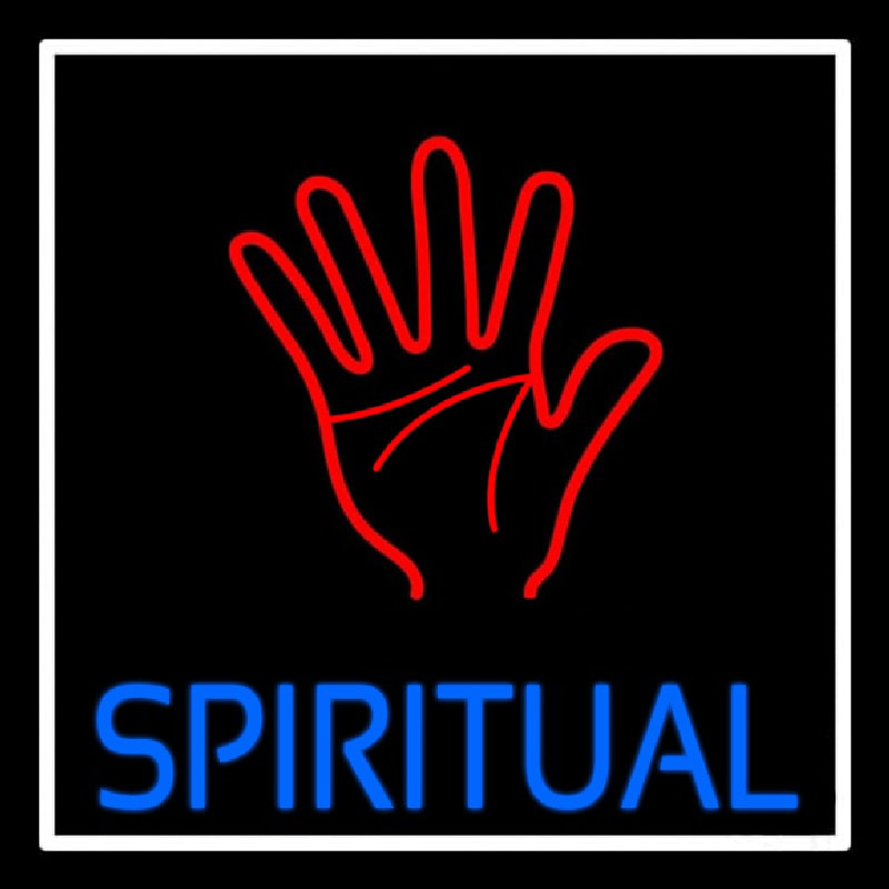 Blue Spiritual Neonreclame