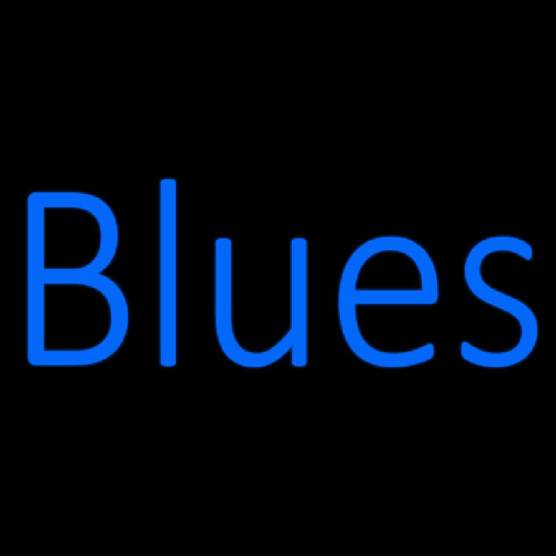 Blues Cursive 1 Neonreclame