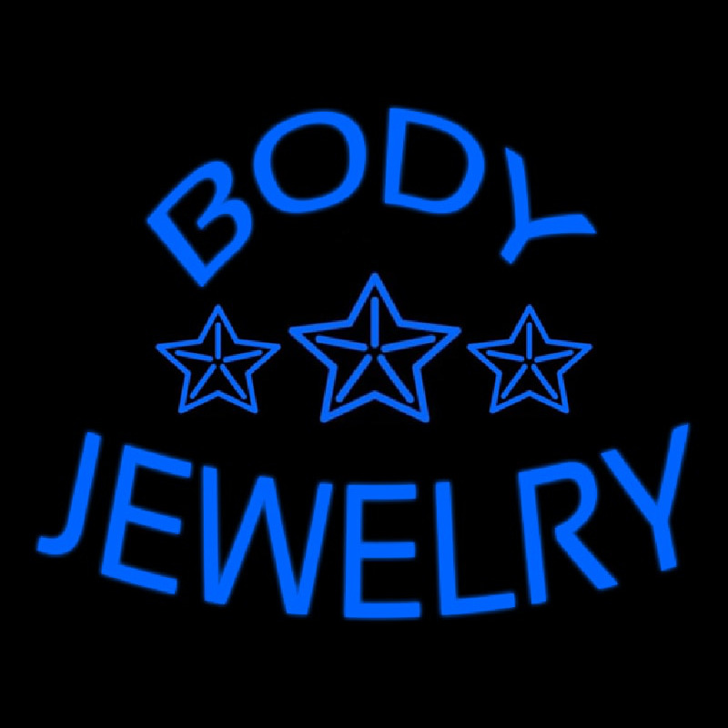 Body Jewelry Neonreclame