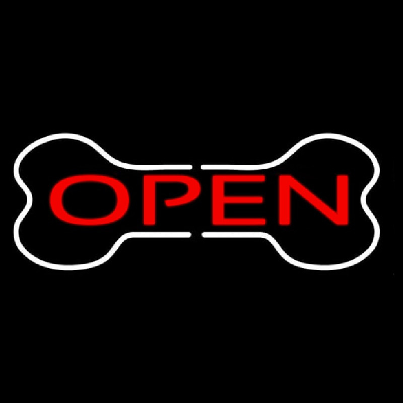 Bone Logo Open Neonreclame