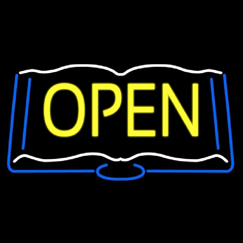 Books Open Neonreclame